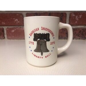 American Independence Liberty Bell Bicentennial Mug 1776 1976 Findlay Ohio